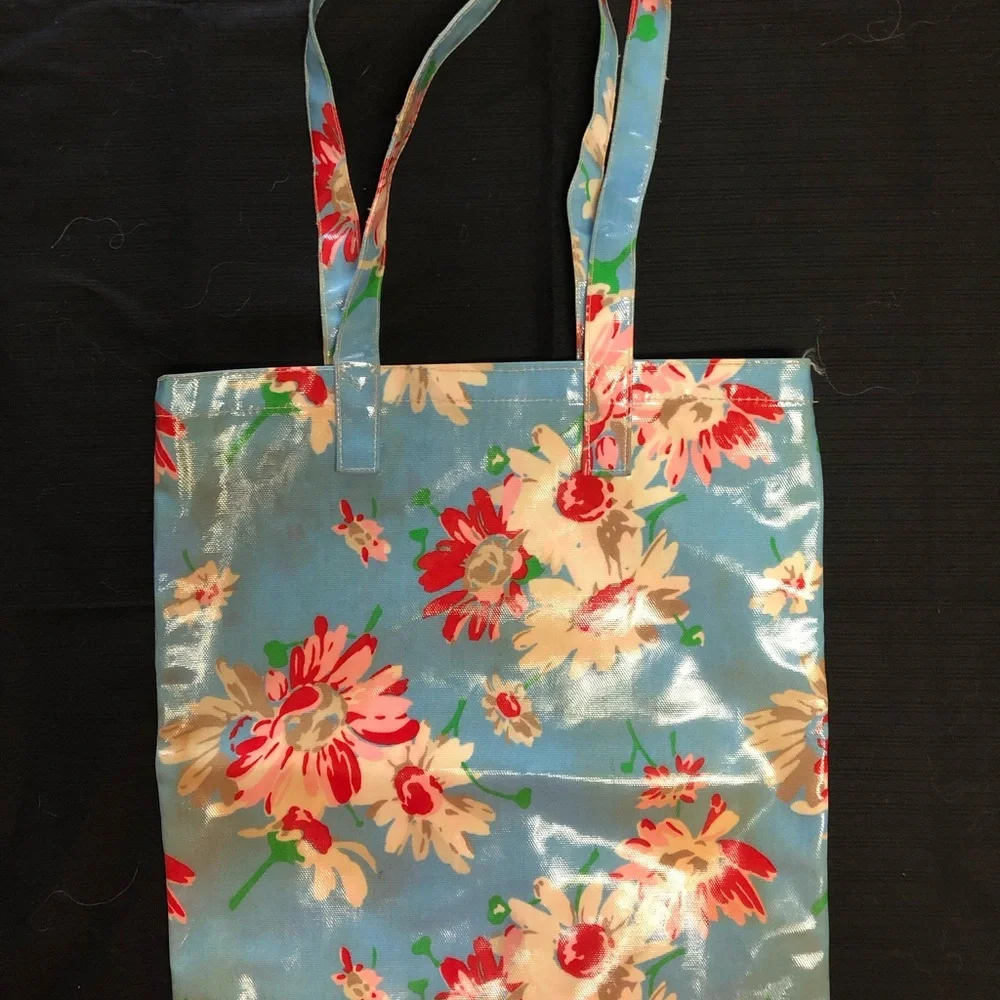 Cath Kidston Floral Blue Tote Bag - Picture 2 of 5